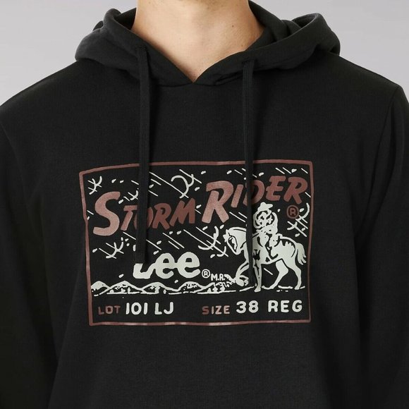 NEW LEE HERITAGE STORM RIDER GRAPHIC HOODIE MEN'S SIZE  XL - Picture 6 of 9